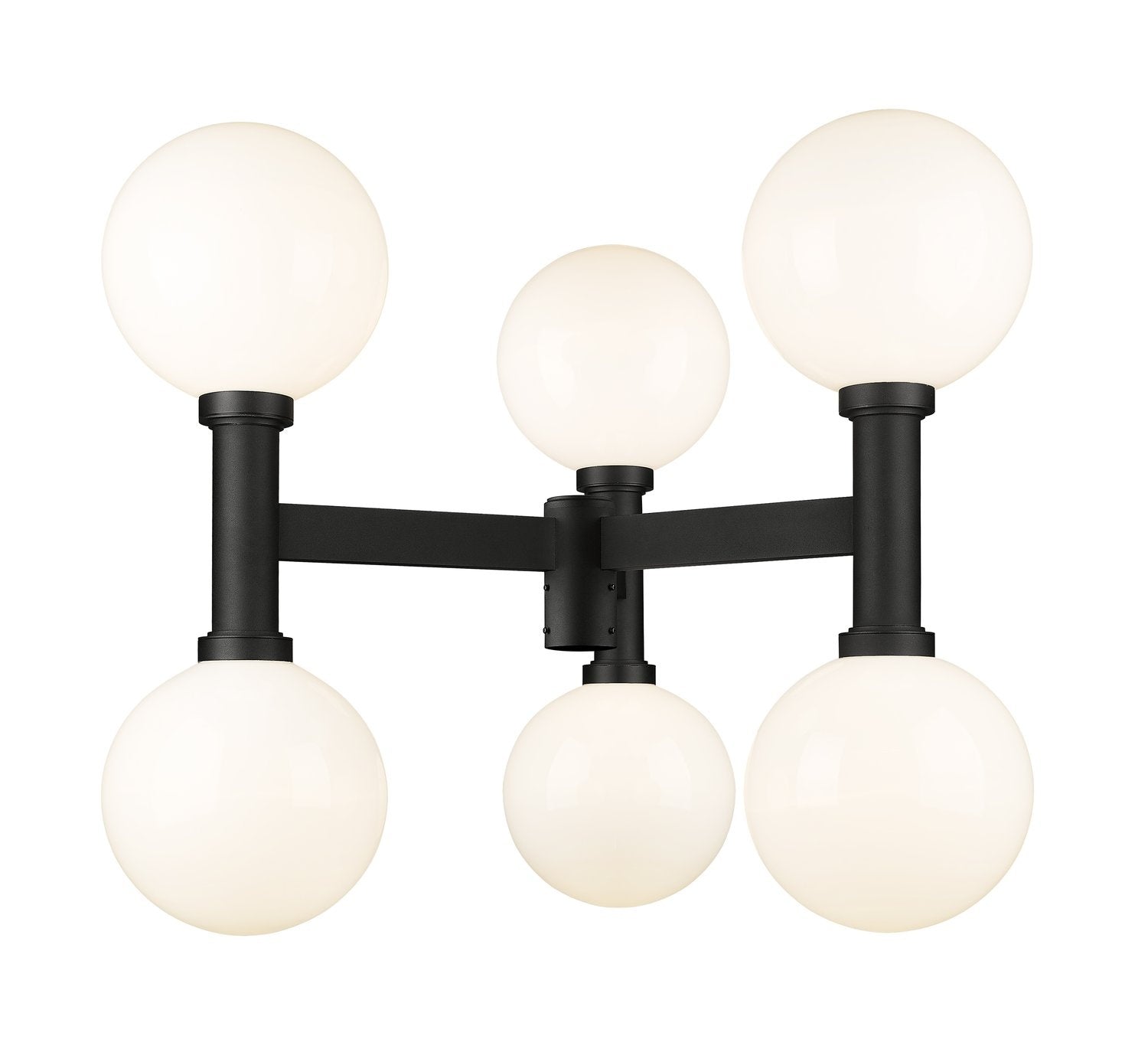 Z-LITE LAURENT OUTDOOR POST MOUNT FIXTURE | 597BP6-BK - Post