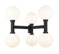 Z-LITE LAURENT OUTDOOR POST MOUNT FIXTURE | 597BP6-BK - Post