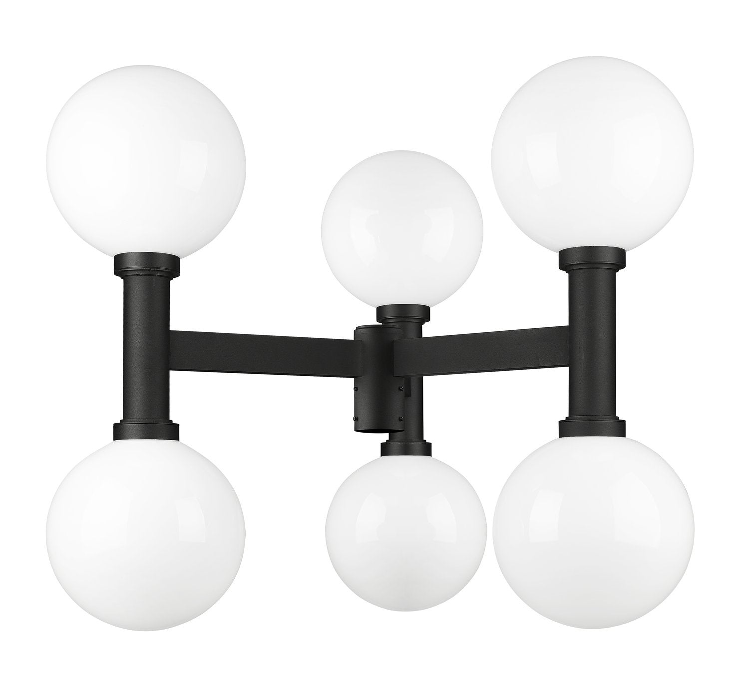 Z-LITE LAURENT OUTDOOR POST MOUNT FIXTURE | 597BP6-BK - Post