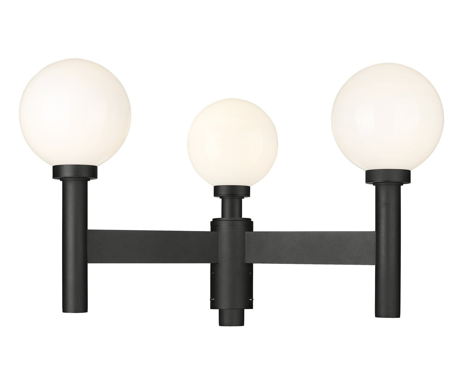 Z-LITE LAURENT OUTDOOR POST MOUNT FIXTURE | 597MP3-BK - Post