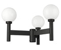 Z-LITE LAURENT OUTDOOR POST MOUNT FIXTURE | 597MP3-BK - Post