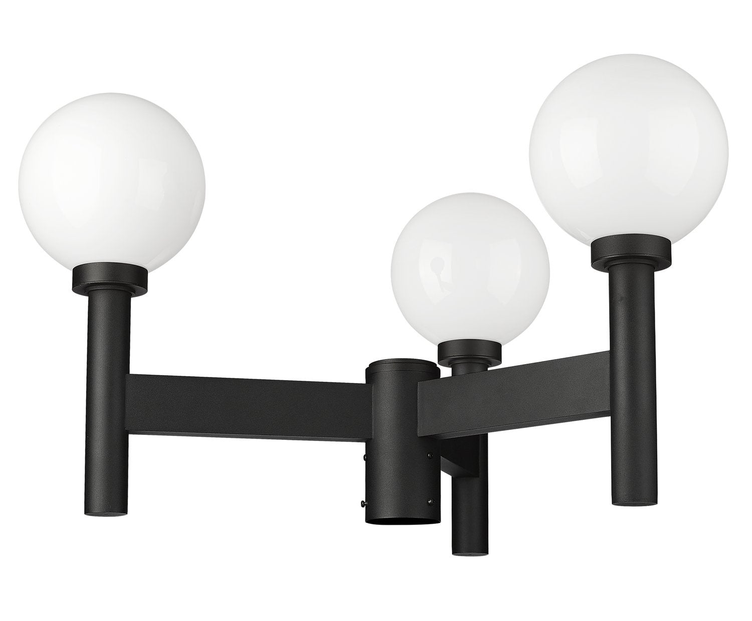 Z-LITE LAURENT OUTDOOR POST MOUNT FIXTURE | 597MP3-BK - Post