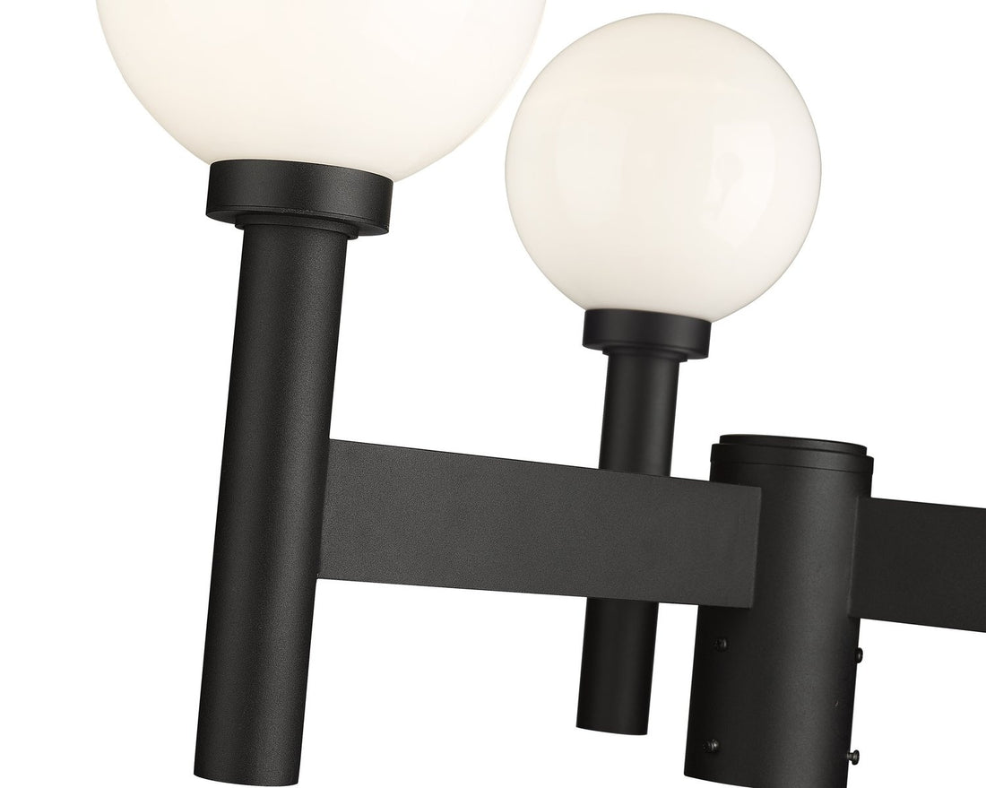 Z-LITE LAURENT OUTDOOR POST MOUNT FIXTURE | 597MP3-BK - Post
