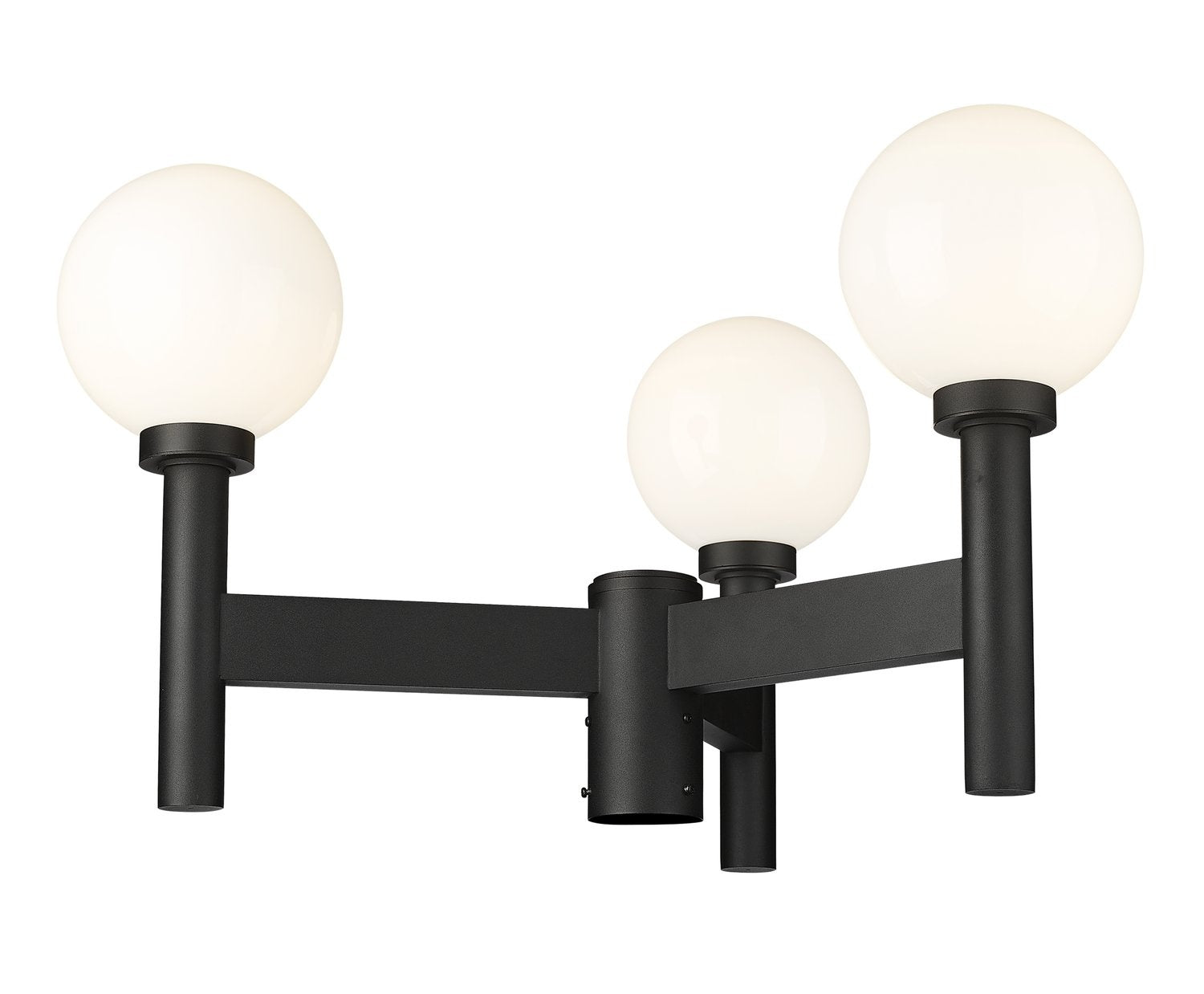 Z-LITE LAURENT OUTDOOR POST MOUNT FIXTURE | 597MP3-BK - Post