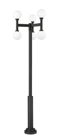 Z-LITE LAURENT OUTDOOR POST MOUNTED FIXTURE | 597MP6-5010P-BK - Post