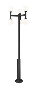 Z-LITE LAURENT OUTDOOR POST MOUNTED FIXTURE | 597MP6-5010P-BK - Post