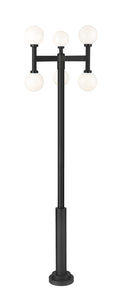 Z-LITE LAURENT OUTDOOR POST MOUNTED FIXTURE | 597MP6-5010P-BK - Post