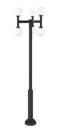 Z-LITE LAURENT OUTDOOR POST MOUNTED FIXTURE | 597MP6-5010P-BK - Post