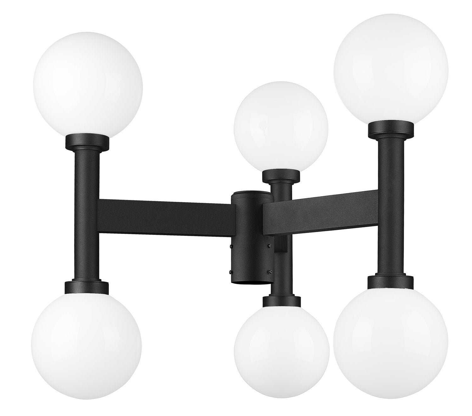 Z-LITE LAURENT OUTDOOR POST MOUNT FIXTURE | 597MP6-BK - Post