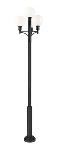 Z-LITE LAURENT OUTDOOR POST MOUNTED FIXTURE | 597PHB-4-5010P-BK - Post