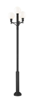 Z-LITE LAURENT OUTDOOR POST MOUNTED FIXTURE | 597PHB-4-5010P-BK - Post