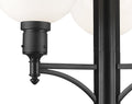 Z-LITE LAURENT OUTDOOR POST MOUNTED FIXTURE | 597PHB-4-5010P-BK - Post