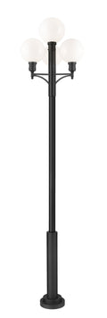 Z-LITE LAURENT OUTDOOR POST MOUNTED FIXTURE | 597PHB-4-5010P-BK - Post