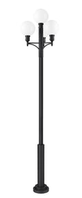 Z-LITE LAURENT OUTDOOR POST MOUNTED FIXTURE | 597PHB-4-5010P-BK - Post