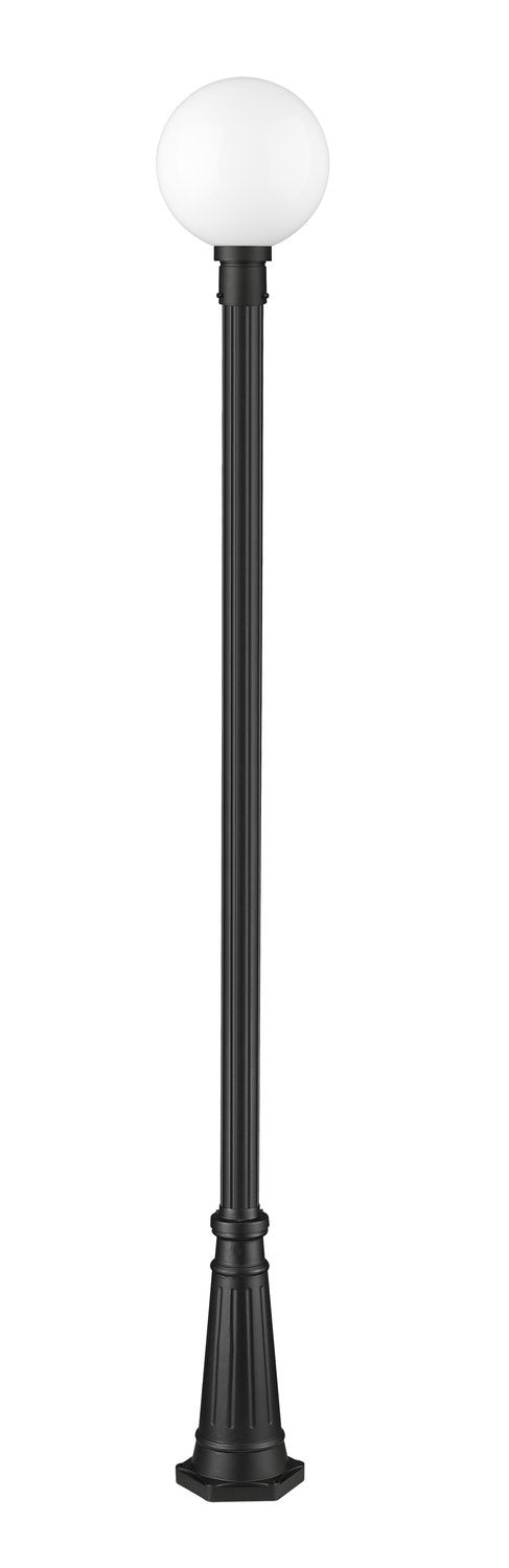 Z-LITE LAURENT OUTDOOR POST MOUNTED FIXTURE | 597PHB-519P-BK - Post