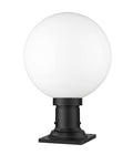 Z-LITE LAURENT OUTDOOR PIER MOUNTED FIXTURE | 597PHB-533PM-BK - Post