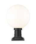 Z-LITE LAURENT OUTDOOR PIER MOUNTED FIXTURE | 597PHB-533PM-BK - Post