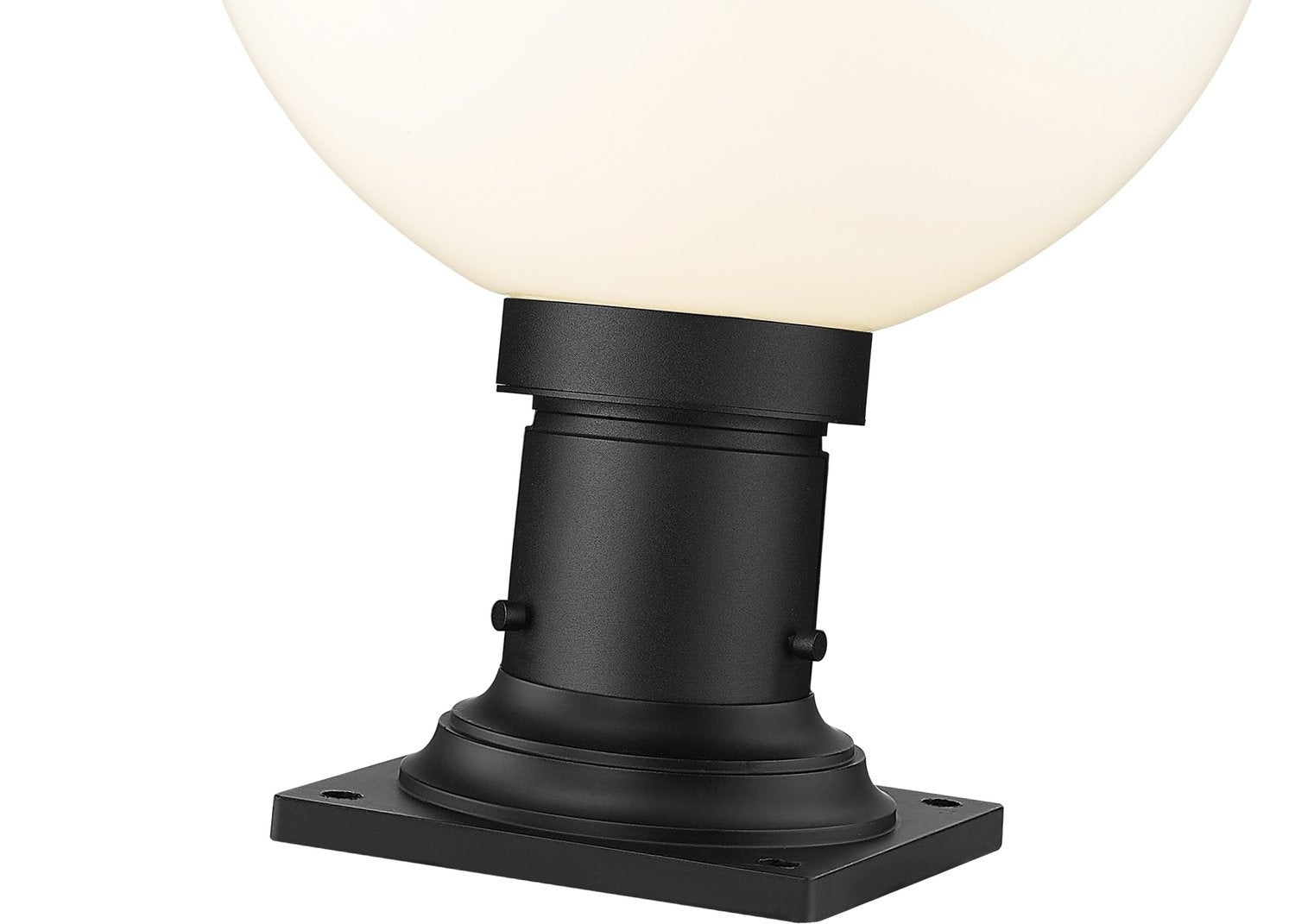 Z-LITE LAURENT OUTDOOR PIER MOUNTED FIXTURE | 597PHB-533PM-BK - Post