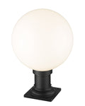 Z-LITE LAURENT OUTDOOR PIER MOUNTED FIXTURE | 597PHB-533PM-BK - Post