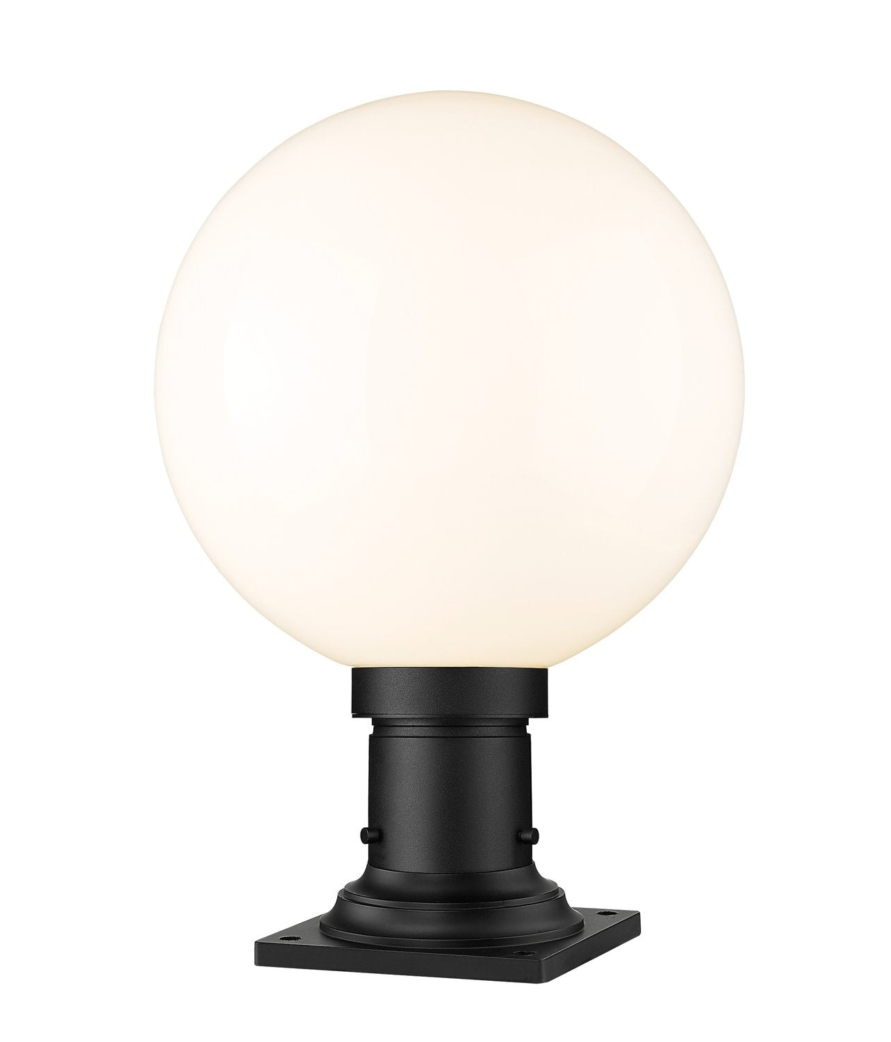 Z-LITE LAURENT OUTDOOR PIER MOUNTED FIXTURE | 597PHB-533PM-BK - Post