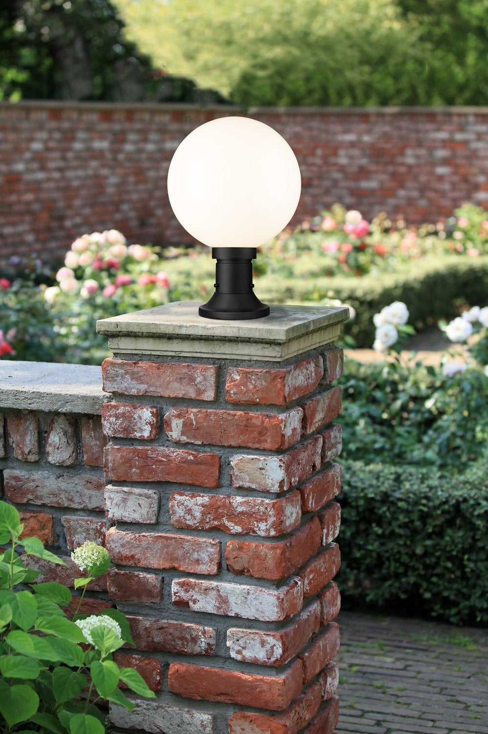 Z-LITE LAURENT OUTDOOR PIER MOUNTED FIXTURE | 597PHB-553PM-BK - Post
