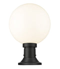 Z-LITE LAURENT OUTDOOR PIER MOUNTED FIXTURE | 597PHB-553PM-BK - Post