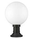 Z-LITE LAURENT OUTDOOR PIER MOUNTED FIXTURE | 597PHB-553PM-BK - Post