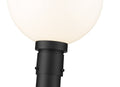 Z-LITE LAURENT OUTDOOR POST MOUNTED FIXTURE | 597PHB-567P-BK - Post