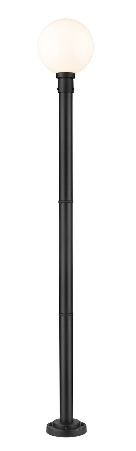 Z-LITE LAURENT OUTDOOR POST MOUNTED FIXTURE | 597PHB-567P-BK - Post