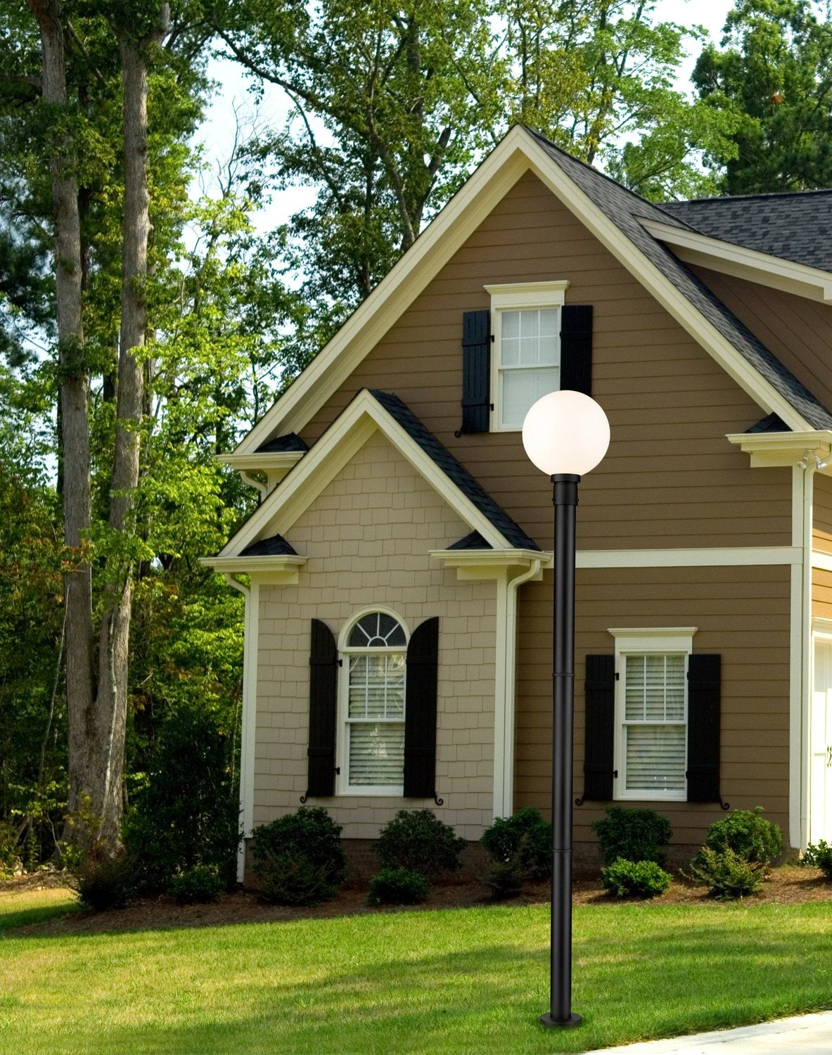 Z-LITE LAURENT OUTDOOR POST MOUNTED FIXTURE | 597PHB-567P-BK - Post