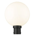 Z-LITE LAURENT OUTDOOR POST MOUNT FIXTURE | 597PHB-BK - Post
