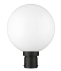 Z-LITE LAURENT OUTDOOR POST MOUNT FIXTURE | 597PHB-BK - Post