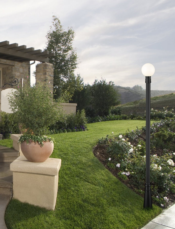 Z-LITE LAURENT OUTDOOR POST MOUNTED FIXTURE | 597PHM-519P-BK - Post