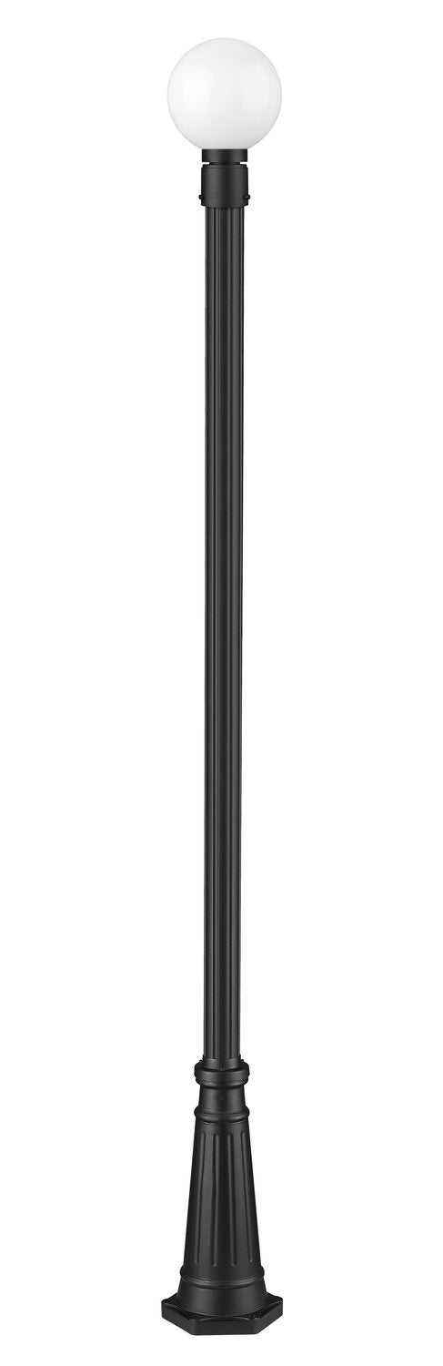 Z-LITE LAURENT OUTDOOR POST MOUNTED FIXTURE | 597PHM-519P-BK - Post