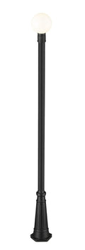 Z-LITE LAURENT OUTDOOR POST MOUNTED FIXTURE | 597PHM-519P-BK - Post