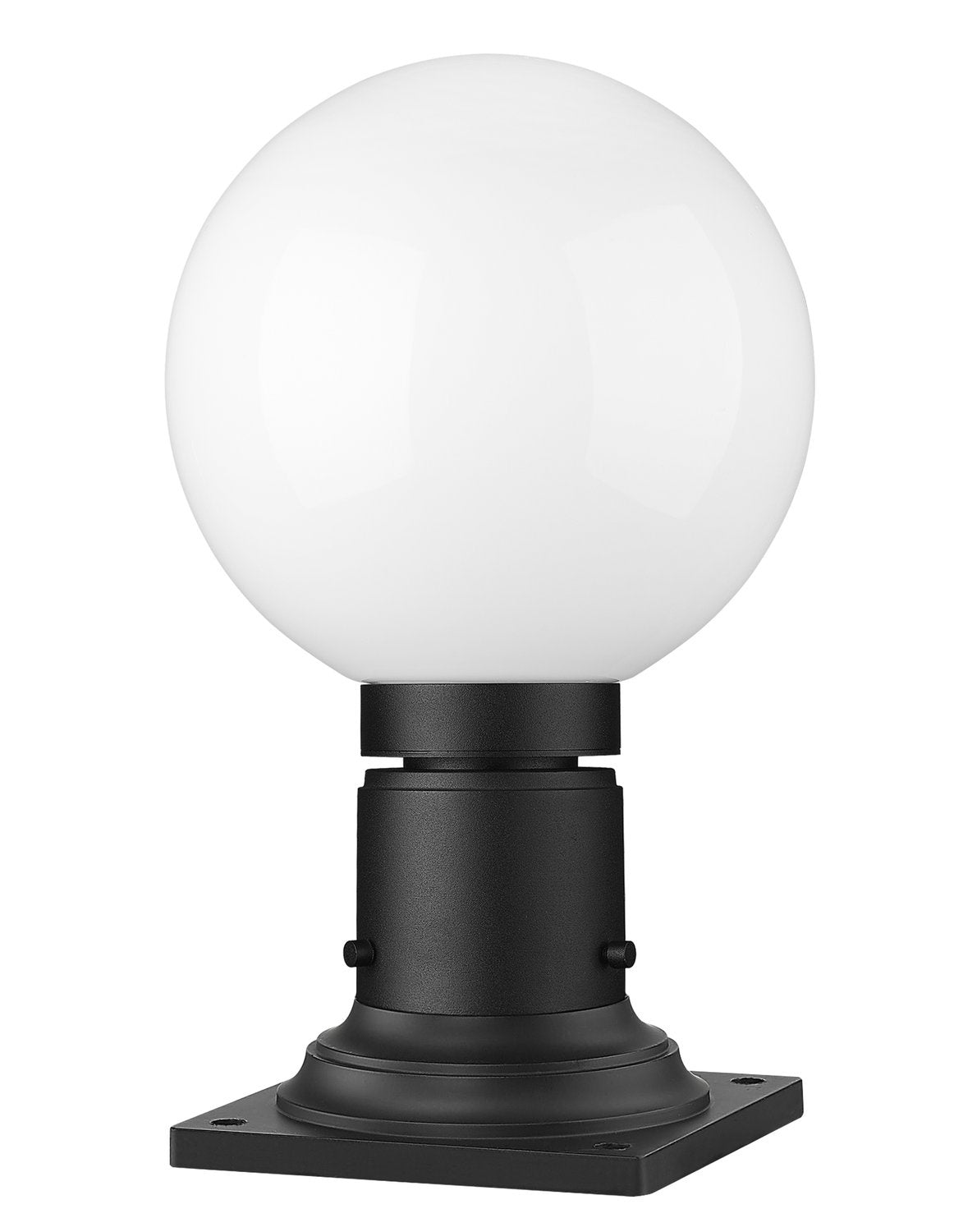 Z-LITE LAURENT OUTDOOR PIER MOUNTED FIXTURE | 597PHM-533PM-BK - Post