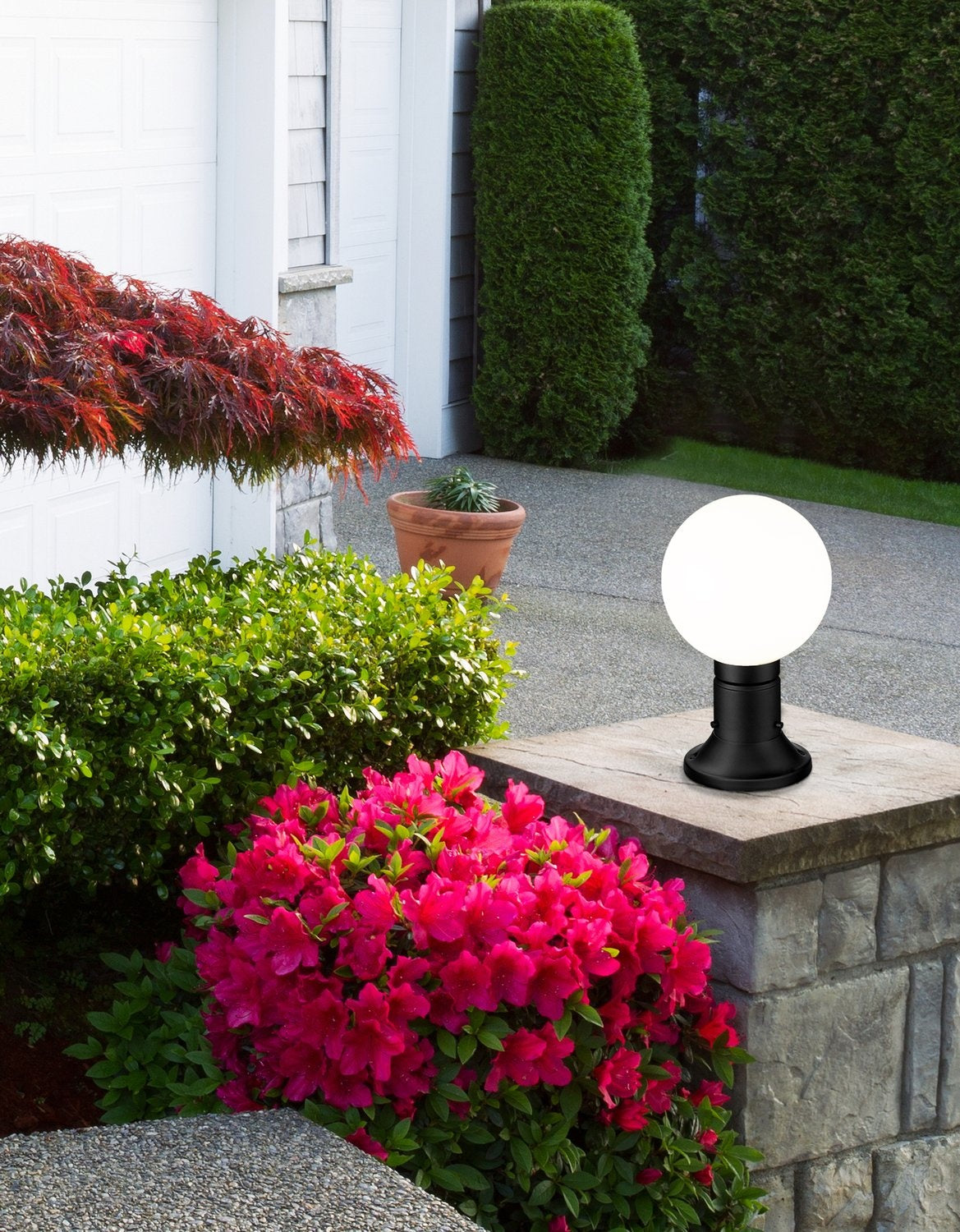 Z-LITE LAURENT OUTDOOR PIER MOUNTED FIXTURE | 597PHM-533PM-BK - Post