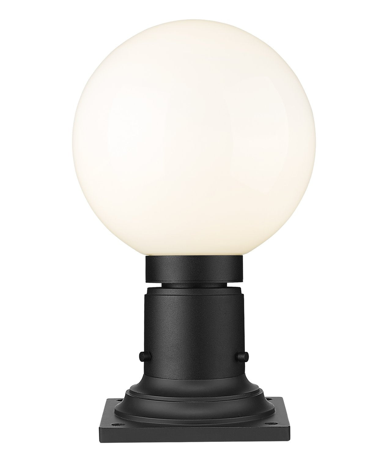 Z-LITE LAURENT OUTDOOR PIER MOUNTED FIXTURE | 597PHM-533PM-BK - Post