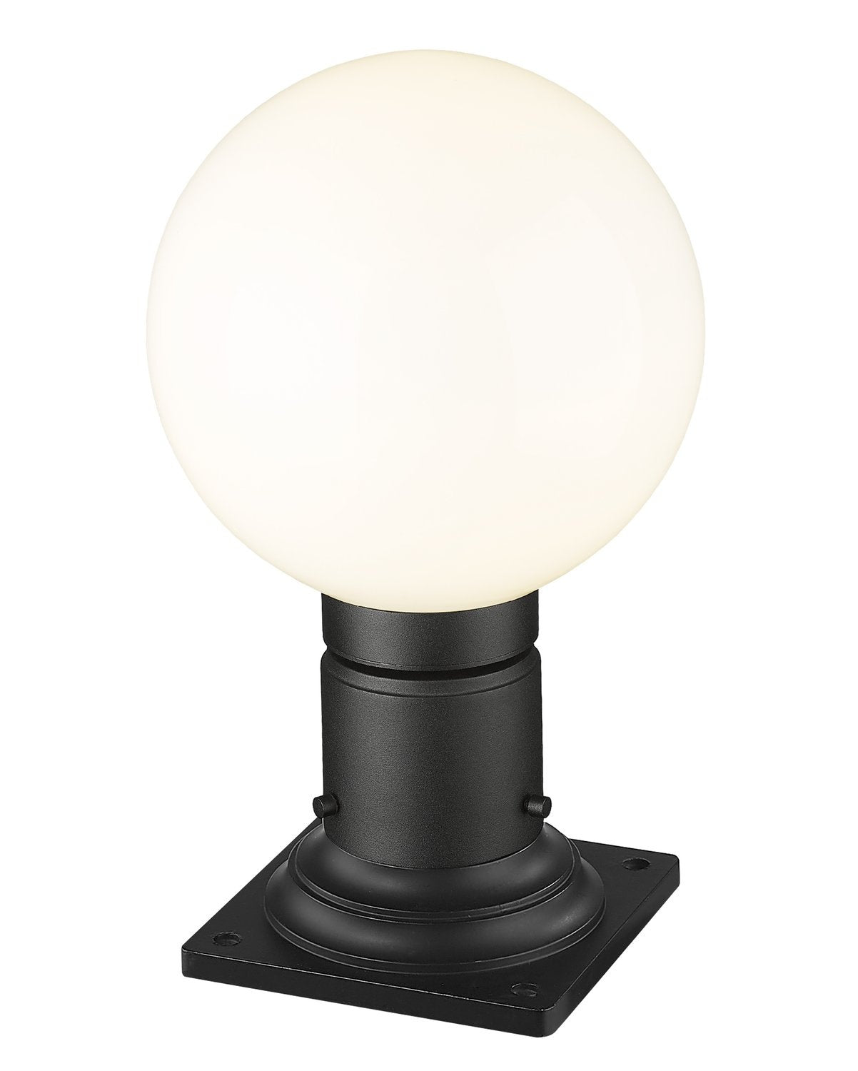 Z-LITE LAURENT OUTDOOR PIER MOUNTED FIXTURE | 597PHM-533PM-BK - Post