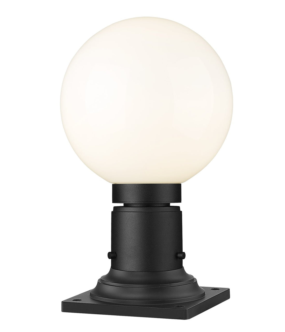 Z-LITE LAURENT OUTDOOR PIER MOUNTED FIXTURE | 597PHM-533PM-BK - Post