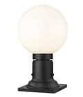 Z-LITE LAURENT OUTDOOR PIER MOUNTED FIXTURE | 597PHM-533PM-BK - Post