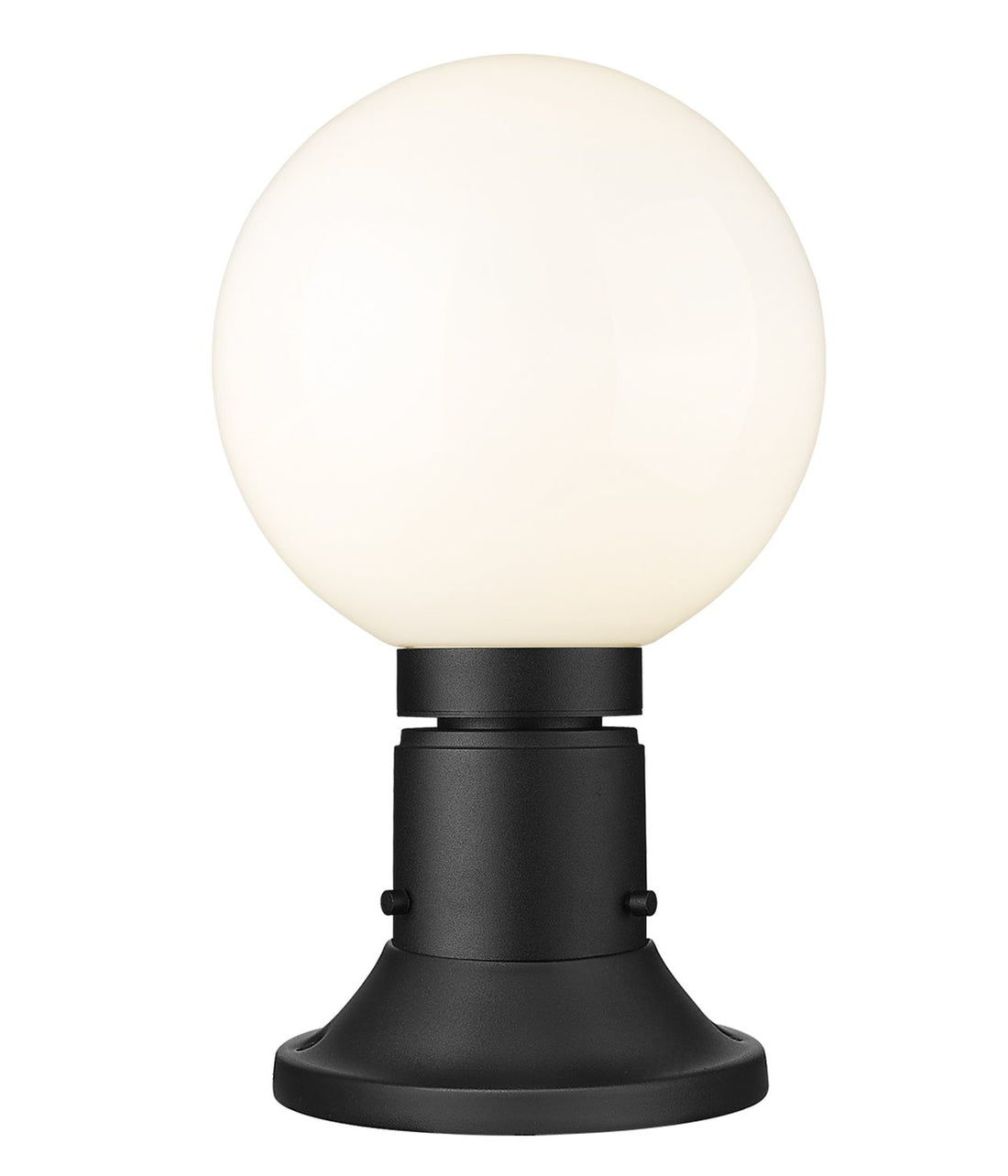 Z-LITE LAURENT OUTDOOR PIER MOUNTED FIXTURE | 597PHM-553PM-BK - Post