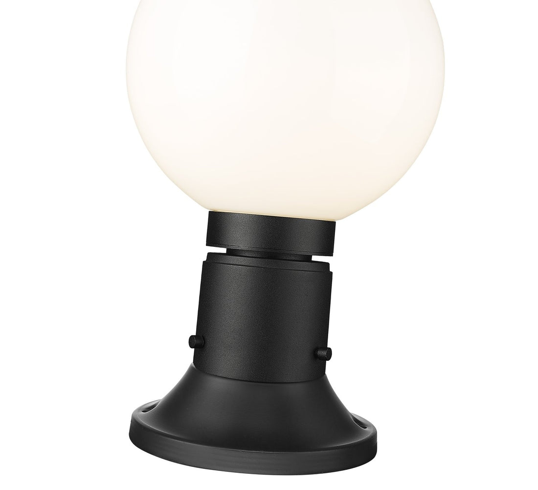 Z-LITE LAURENT OUTDOOR PIER MOUNTED FIXTURE | 597PHM-553PM-BK - Post
