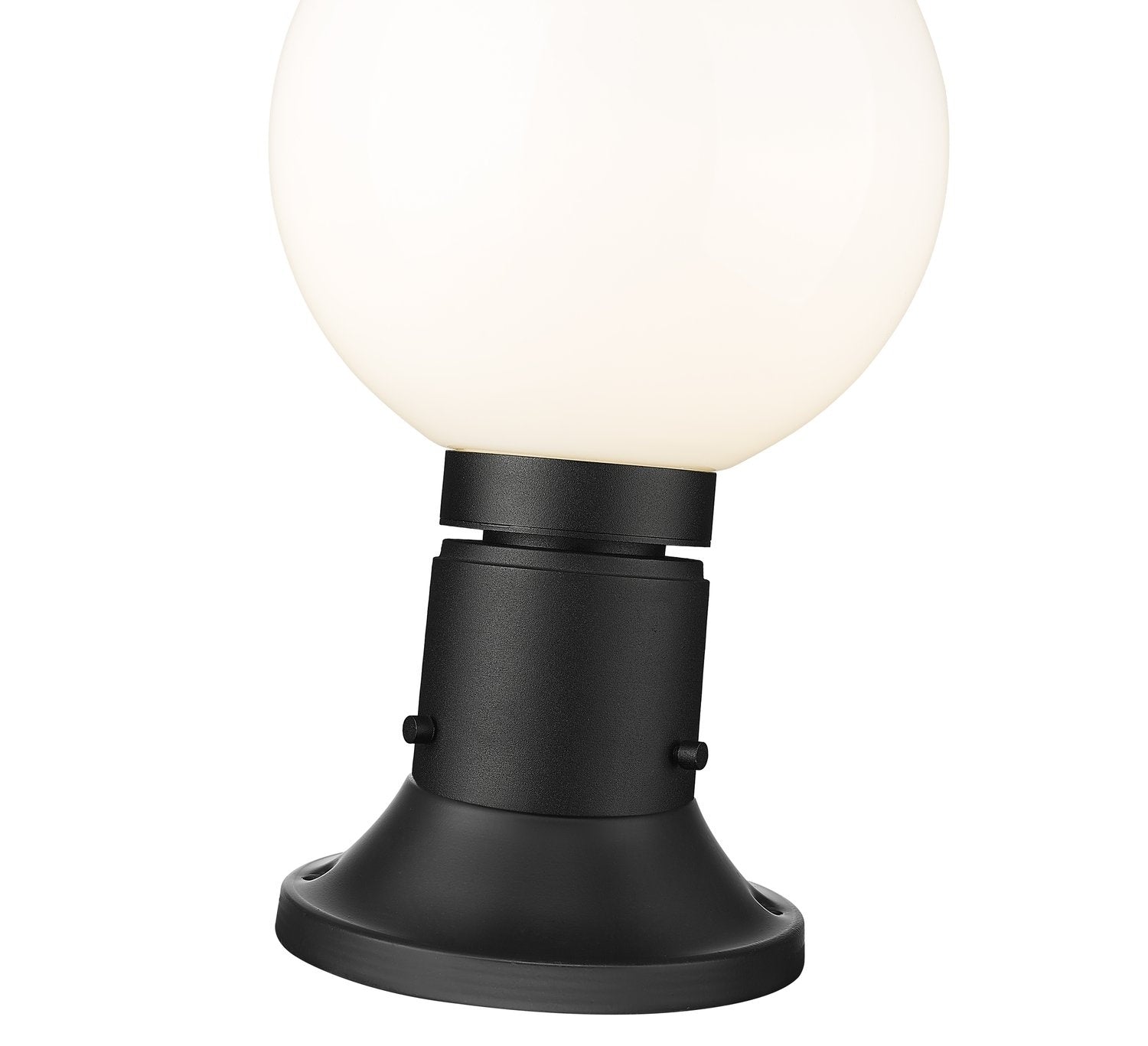 Z-LITE LAURENT OUTDOOR PIER MOUNTED FIXTURE | 597PHM-553PM-BK - Post