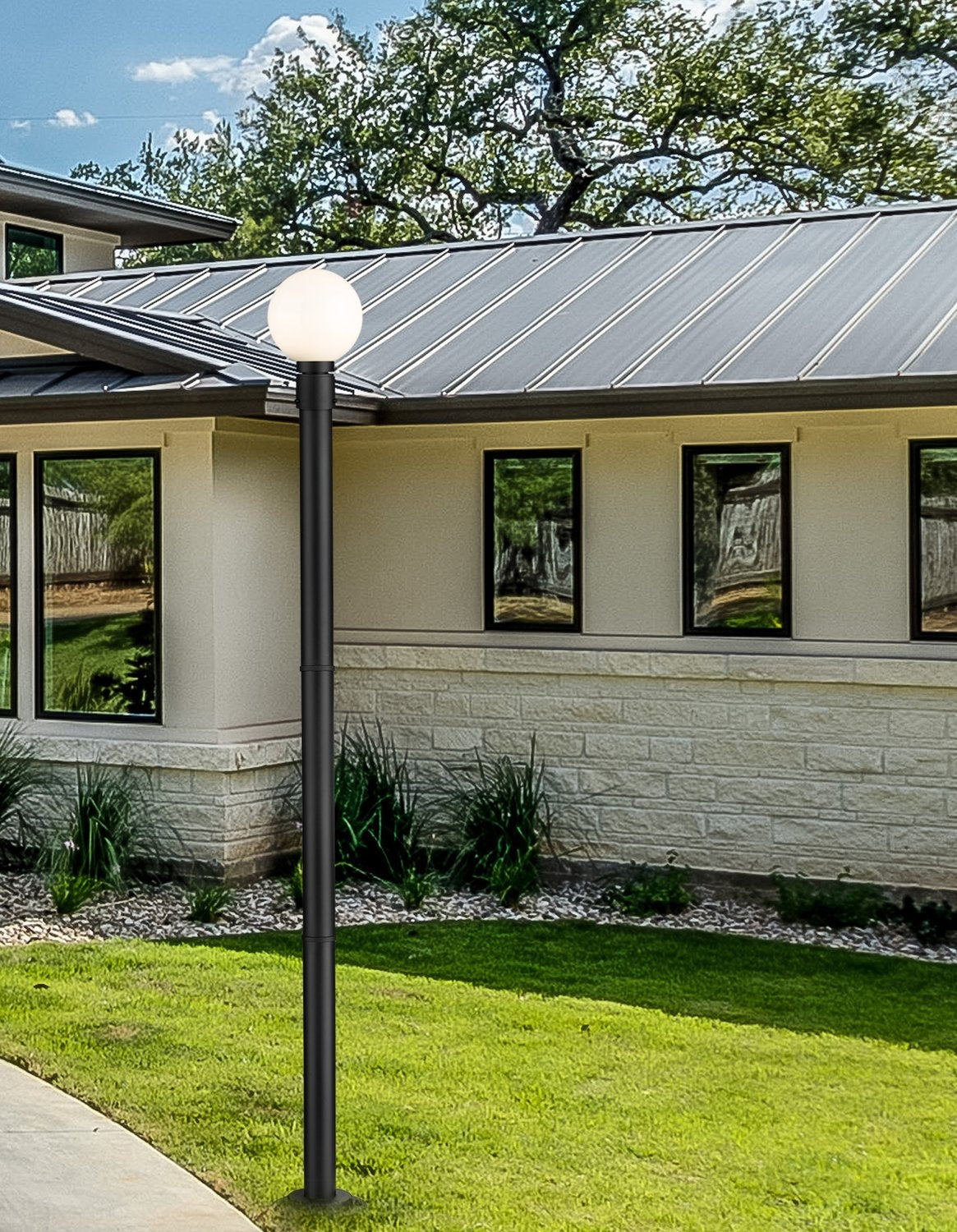 Z-LITE LAURENT OUTDOOR POST MOUNTED FIXTURE | 597PHM-567P-BK - Post