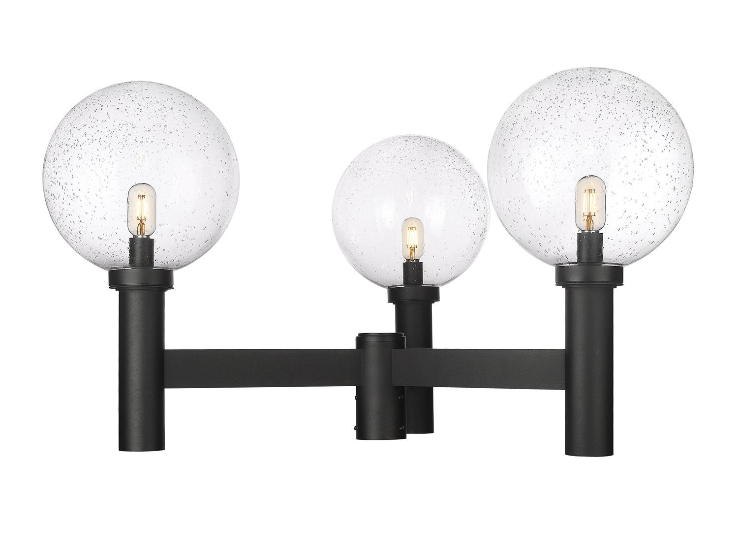 Z-LITE LAURENT OUTDOOR POST MOUNT FIXTURE | 599BP3-BK - Post