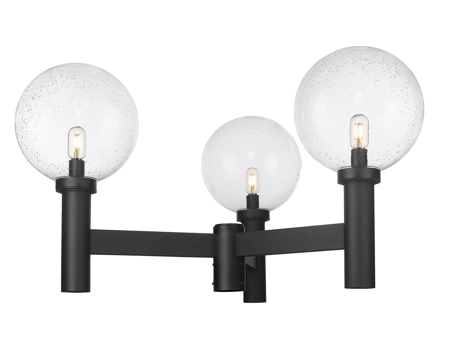 Z-LITE LAURENT OUTDOOR POST MOUNT FIXTURE | 599BP3-BK - Post