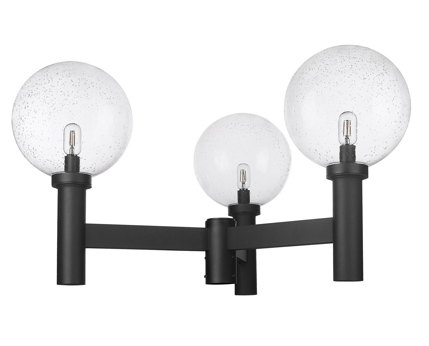 Z-LITE LAURENT OUTDOOR POST MOUNT FIXTURE | 599BP3-BK - Post