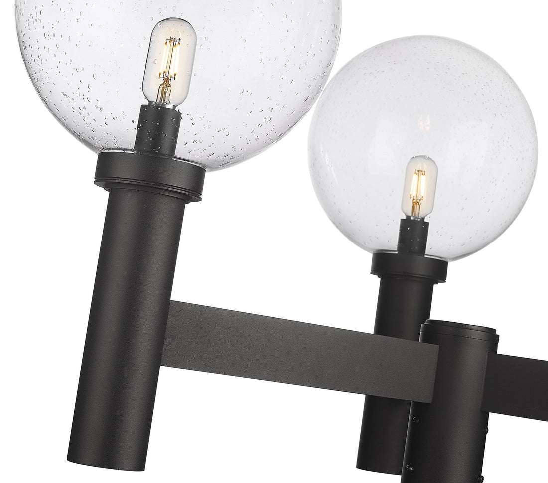Z-LITE LAURENT OUTDOOR POST MOUNT FIXTURE | 599BP3-BK - Post