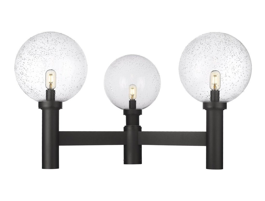Z-LITE LAURENT OUTDOOR POST MOUNT FIXTURE | 599BP3-BK - Post